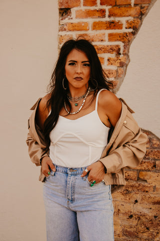 The Acres Button Up-Teal