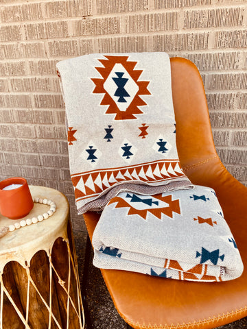 The Denim Zuni Blanket