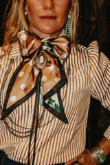 The Howdy Hanny Stripe Pearl Snap