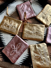The Brillante Boot Stitch Pouch
