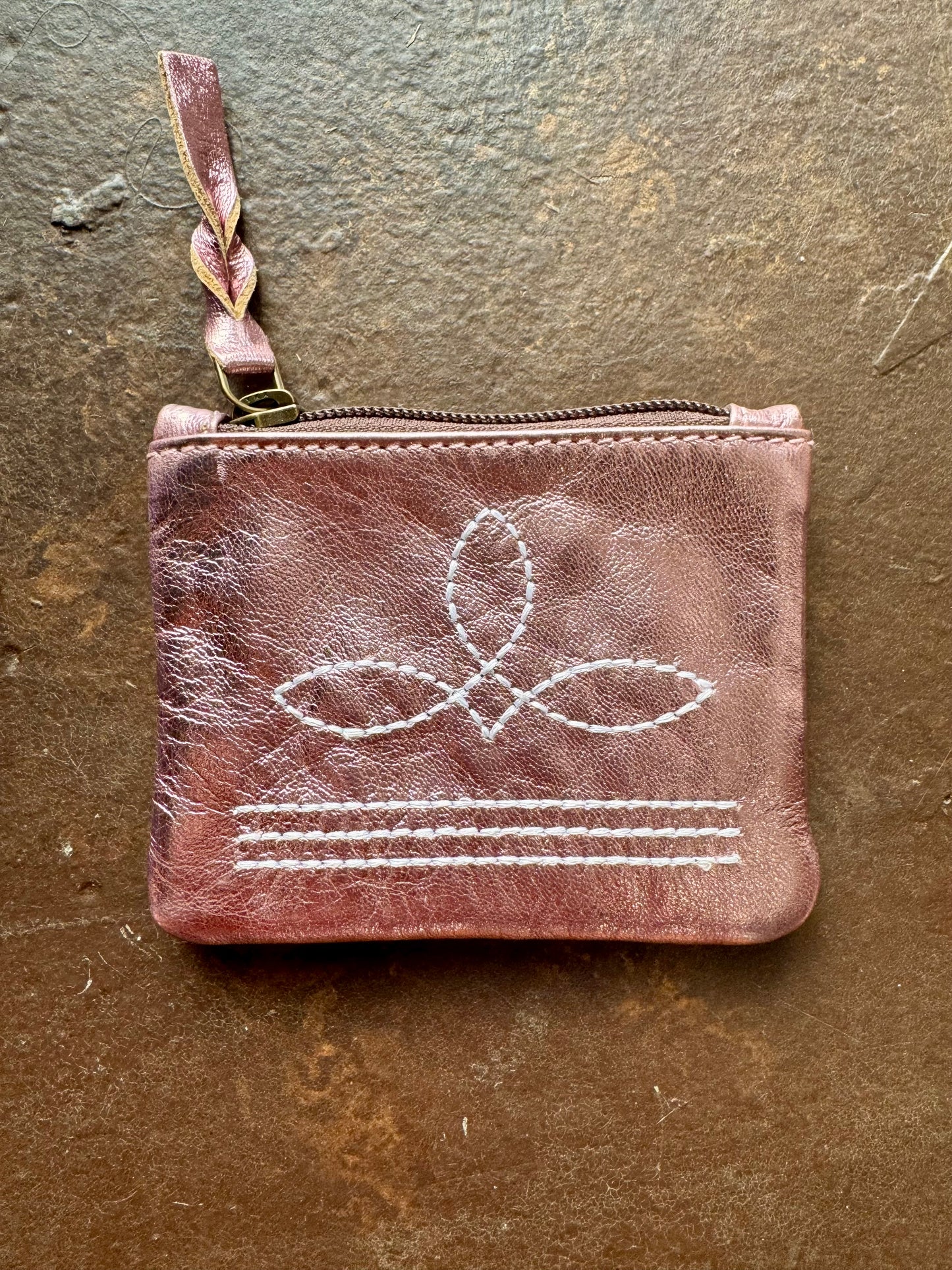 The Brillante Boot Stitch Pouch