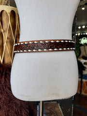 Vintage Brown Buckstitch