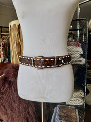 Vintage Brown Buckstitch