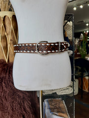 Vintage Brown Buckstitch