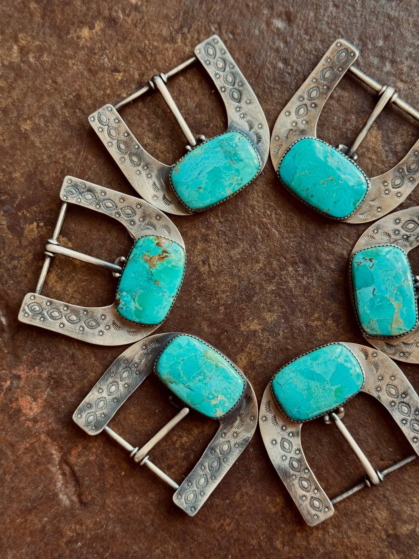 The Azul Hebillas Turquoise Buckles
