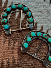 The Dos Hebillas Turquoise Buckles