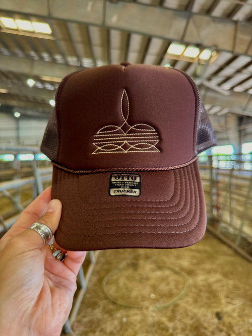 Boot Stitch Trucker