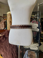 Vintage Brown Buckstitch