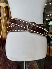 Vintage Brown Buckstitch