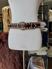 Vintage Brown Buckstitch