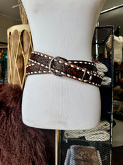 Vintage Brown Buckstitch