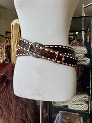Vintage Brown Buckstitch
