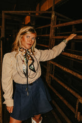 The Howdy Hanny Stripe Pearl Snap