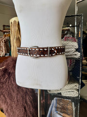 Vintage Brown Buckstitch