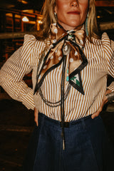 The Howdy Hanny Stripe Pearl Snap