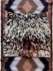 Cowhide Mini Skirt-Size 8