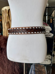 Vintage Brown Buckstitch