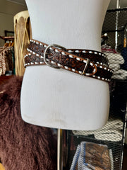 Vintage Brown Buckstitch
