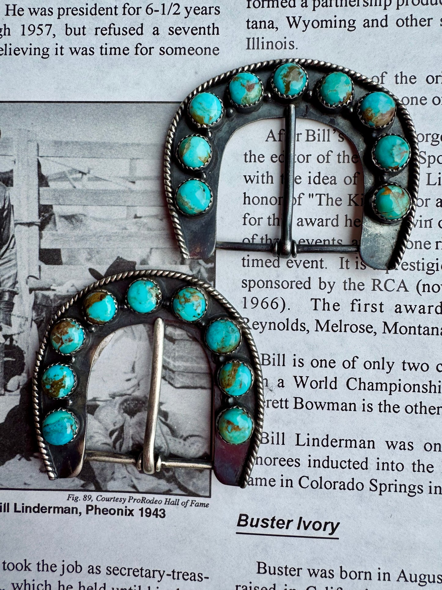 The Dos Hebillas Turquoise Buckles
