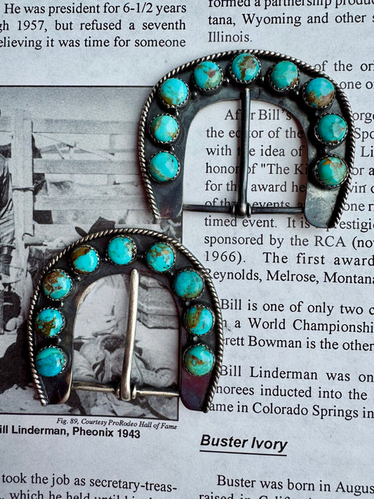 The Dos Hebillas Turquoise Buckles