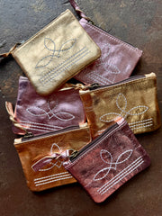 The Brillante Boot Stitch Pouch