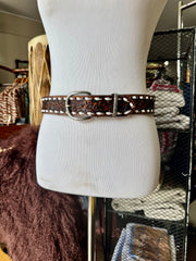 Vintage Brown Buckstitch