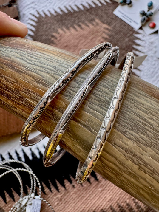 The Sikes Stamped Cuff