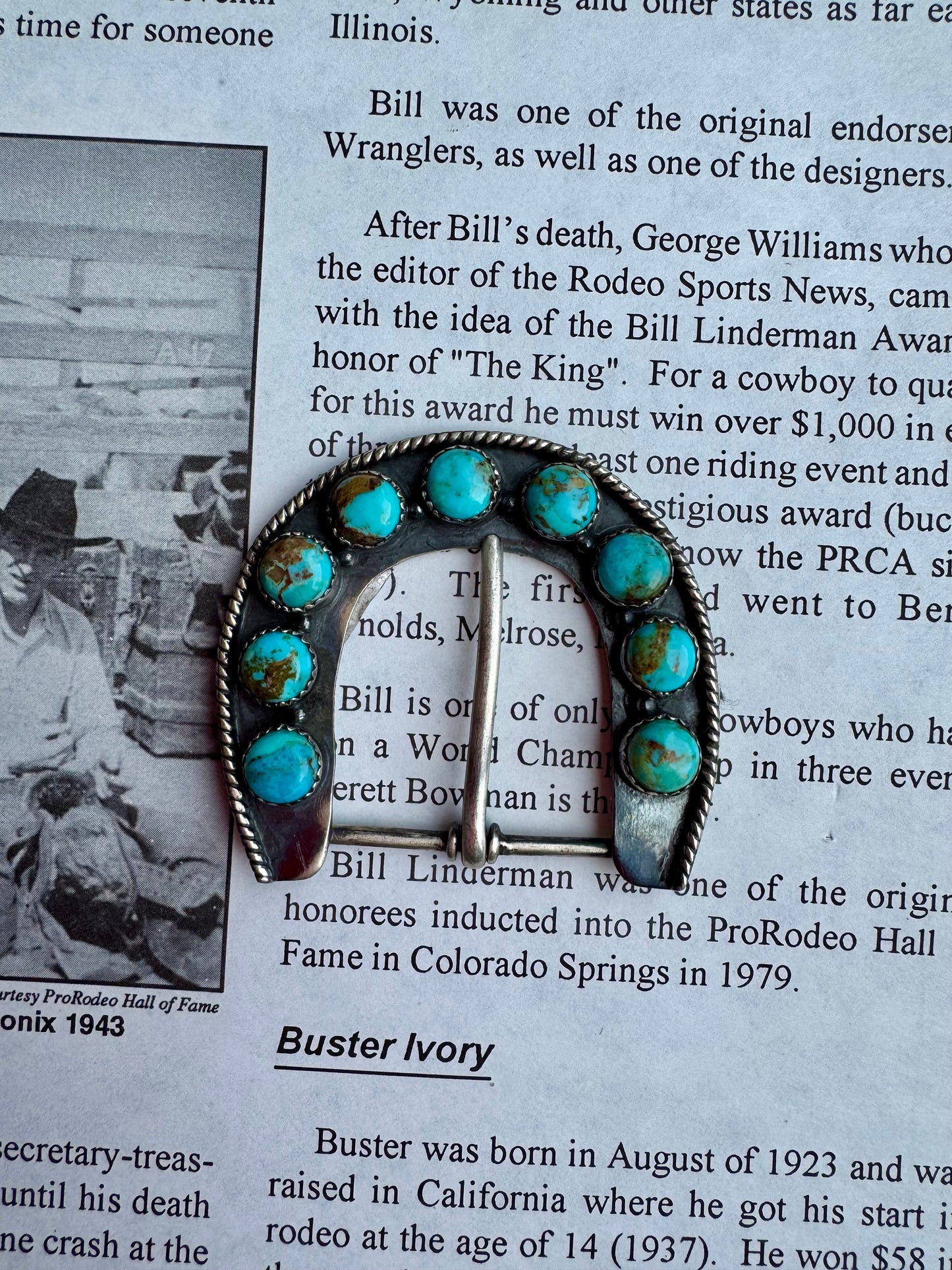 The Dos Hebillas Turquoise Buckles