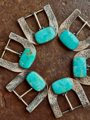 The Azul Hebillas Turquoise Buckles