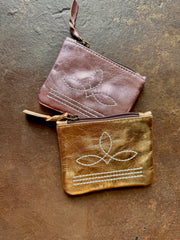The Brillante Boot Stitch Pouch