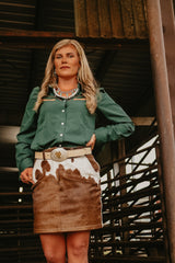 The Howdy Hanny Emerald Pearl Snap