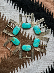 The Azul Hebillas Turquoise Buckles