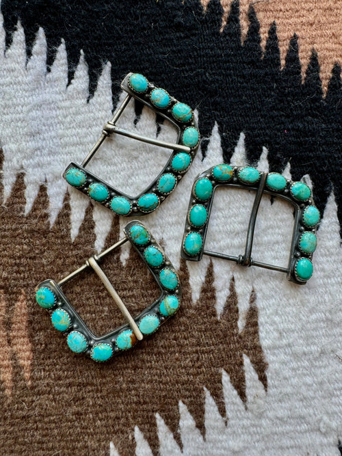 The Uno Hebillas Turquoise Buckles