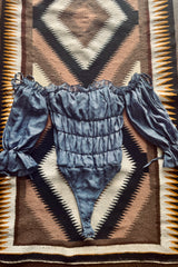 The Comal Blue Smoke Bodysuit