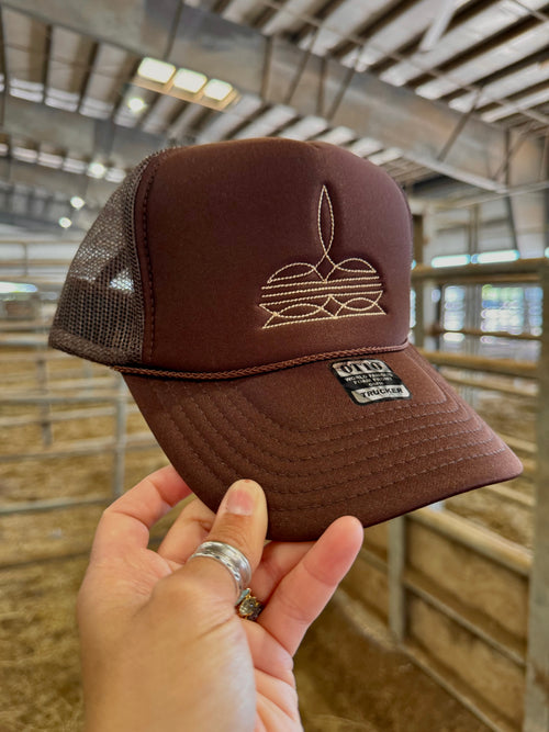 Boot Stitch Trucker