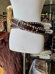 Vintage Brown Buckstitch