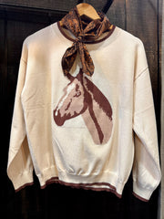 The Yoakum Horse Sweater