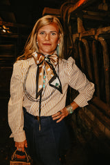 The Howdy Hanny Stripe Pearl Snap