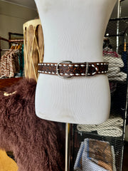 Vintage Brown Buckstitch