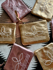 The Brillante Boot Stitch Pouch