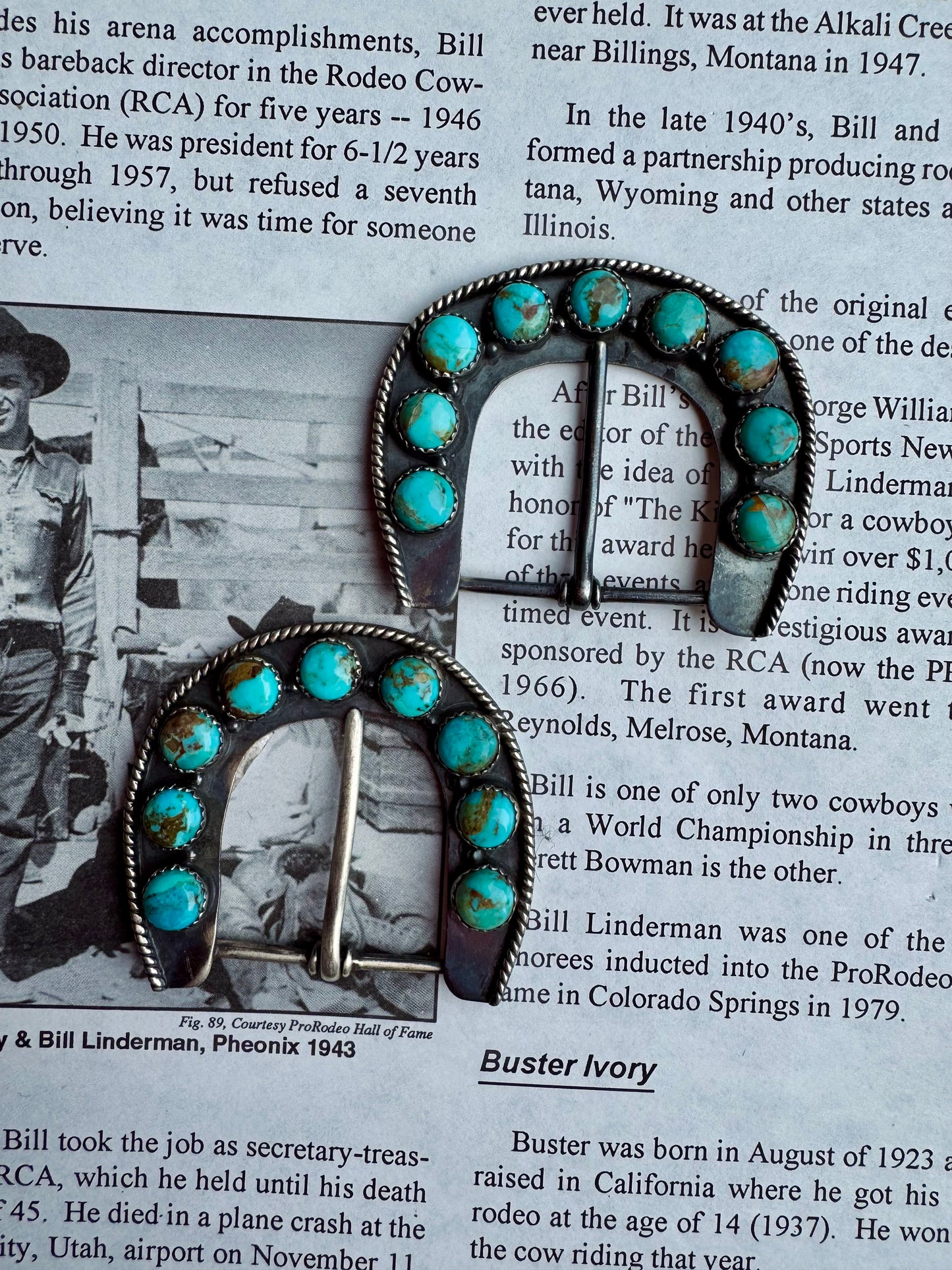 The Dos Hebillas Turquoise Buckles