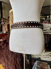 Vintage Brown Buckstitch