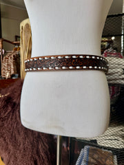 Vintage Brown Buckstitch