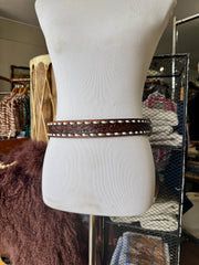 Vintage Brown Buckstitch