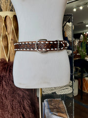 Vintage Brown Buckstitch