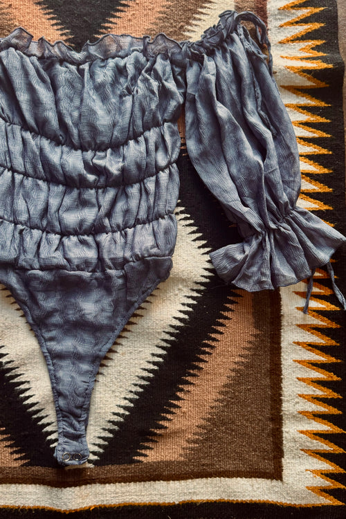The Comal Blue Smoke Bodysuit