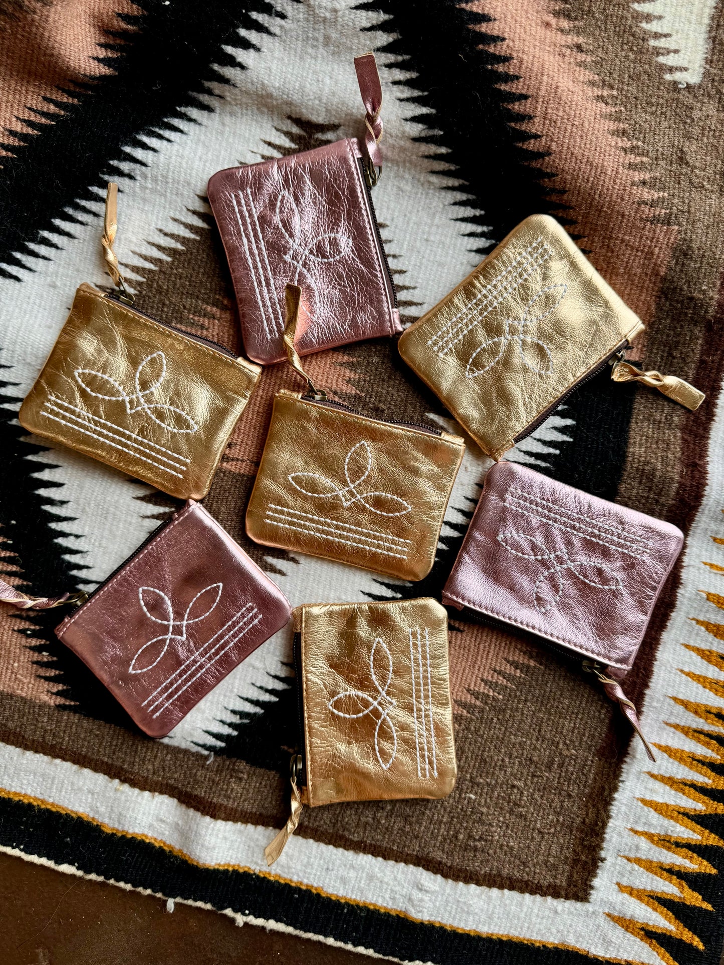The Brillante Boot Stitch Pouch