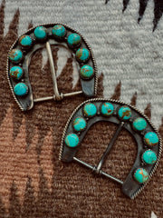 The Dos Hebillas Turquoise Buckles