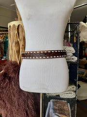 Vintage Brown Buckstitch