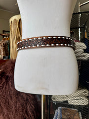 Vintage Brown Buckstitch